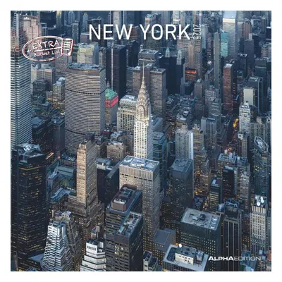 New York 2025 - Broschürenkalender 30x30 cm (30x60 geöffnet) - Kalender mit Plat...