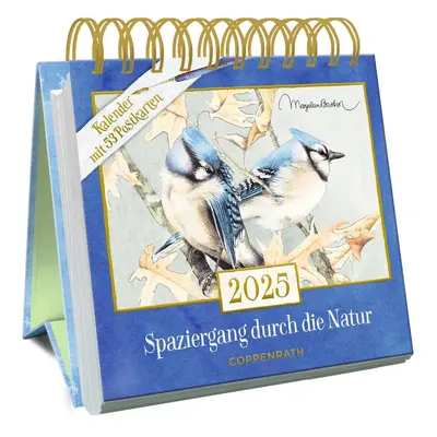 Kalender mit 53 Postkarten: 2025 - Marjolein Bastin - Spaziergang durch die Natu...