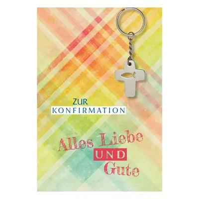 Glückwunschkarte Zur Konfirmation alles Liebe und Gute (5 Stück)