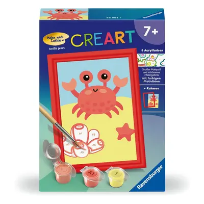 Ravensburger CreArt - Malen nach Zahlen 23951 - Fröhliche Krabbe - Kinder ab 7 J...