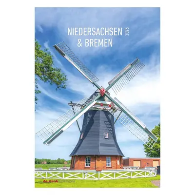 Niedersachsen und Bremen 2025 - Bild-Kalender 23,7x34 cm - Regional-Kalender - W...