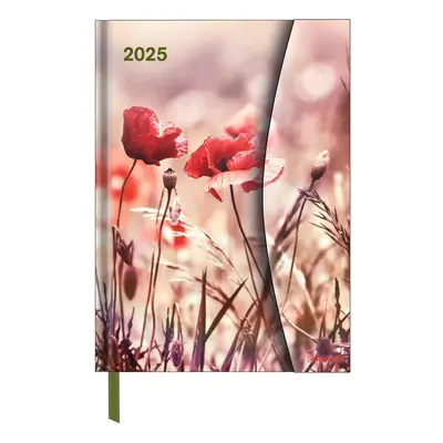 Flowers 2025 - Diary - Buchkalender - Taschenkalender - 16x22