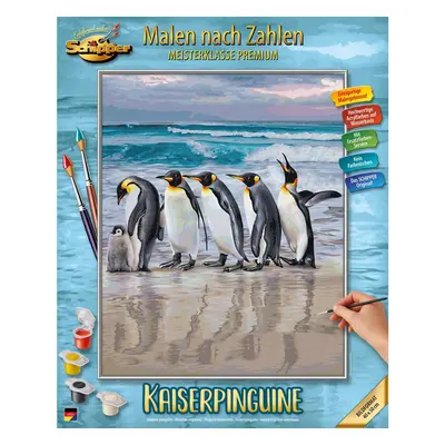 Malen nach Zahlen - Kaiserpinguine