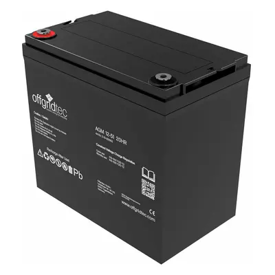 Offgridtec AGM Batterie 51Ah Akku 12V 20HR Solar