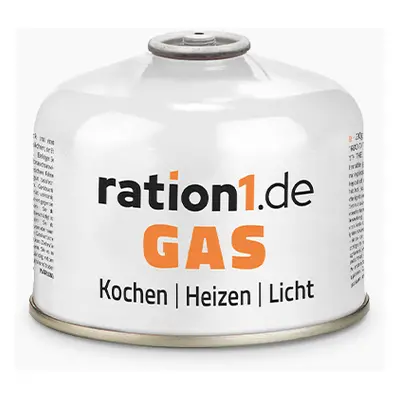 Ration1 Gaskartusche 230g - EN 417 Schraubkartusche für Outdoor, Notfall, Camping