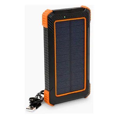 Multifunktions-Powerbank 10.000 mAh mit LED-Lampe, Solarpanel, kabellos Handy laden