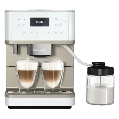 Miele Kaffeevollautomat CM 6360 (Lotosweiß-Cleansteel Meta)