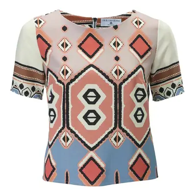 RICK CARDONA Damen Designer-Blusenshirt Bunt