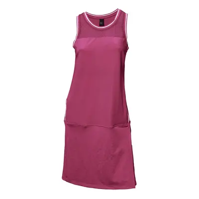 HEINE Damen Designer-Etuikleid Fuchsia-Weiß