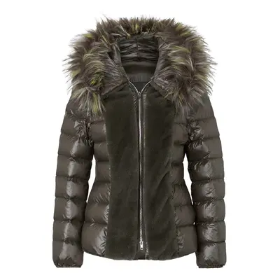 Création L Damen Jacke Winter warm oliv 102.923