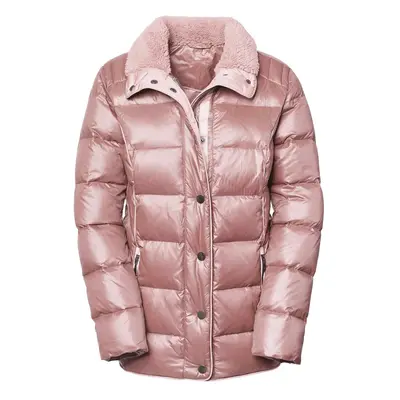 Création L Luxus Daunenjacke mit Teddyflleece altrosé