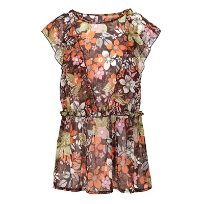 HEINE - Best Connections Volant Chiffon Druckbluse, bunt