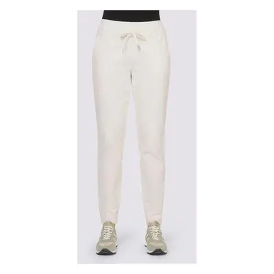 Damen Feincord-Joggpants, ecru