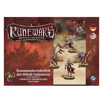 Runewars Miniaturenspiel - Kommandoeinheit der Uthuk-Infanterie (Erw.) (2. Wahl)