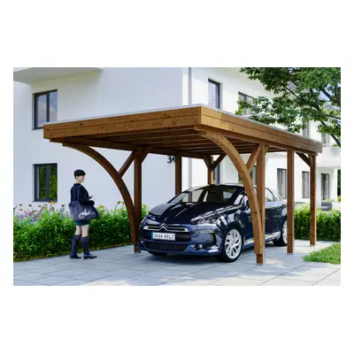 Carport Friesland Set mit 2 Einfahrtsbögen