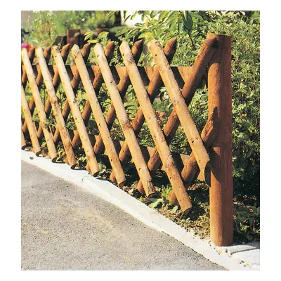 Hochwertiger Scherenzaun 80 cm – Robuster Holzzaun für deinen Garten