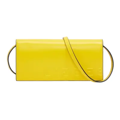 Liebeskind Berlin Paper Bag Crossbody XS Logo Carter Lemon