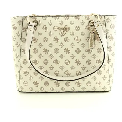 GUESS Noelle Shopper Cream Logo