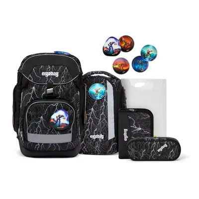 Ergobag Pack Super ReflektBär 6tlg.-Schulrucksack-Set