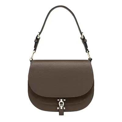 Aigner Delia Suede Umhängetasche S Coal Brown