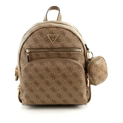 GUESS Power Play Rucksack Latte Logo