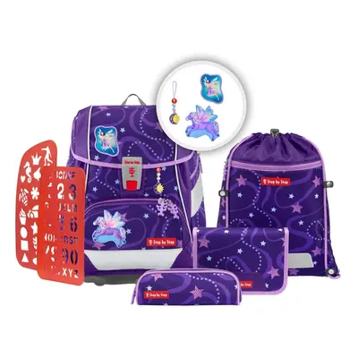 Step by Step 2in1 Plus Schulrucksack-Set 6tlg. Pegasus Family