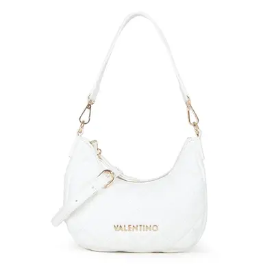 VALENTINO BAGS Ocarina Reißverschluss-Tasche Bianco