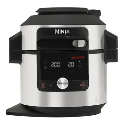 Ninja Multikocher, 7,5 Liter, 12 Garfunktionen, Smart Lid, edelstahl, OL650EU