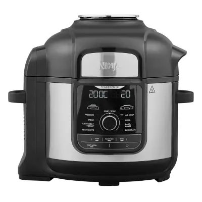 Ninja Multikocher, 7,5 Liter, 10 Garfunktionen, TenderCrisp-Technologie, edelstahl, OP500EU