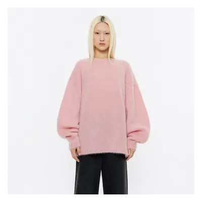 Pullover oversized Mohair Hellrosa