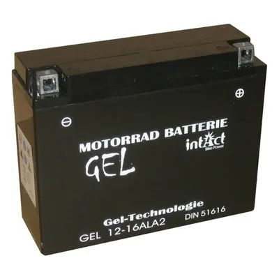 Intact Bike-Power GEL Motorradbatterie GEL12-16AL-A2 16Ah (DIN 51616) YB16AL-A2