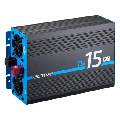 ECTIVE TSI 15 PRO 1500W/12V Sinus-Wechselrichter mit Netzvorrangschaltung