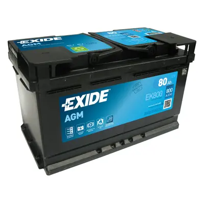 Exide EK800 AGM-Batterie 80Ah