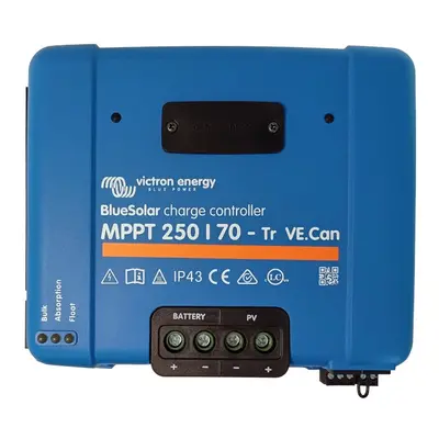 Victron BlueSolar MPPT 250/70-Tr VE.CAN Solarladeregler 12V/24V/48V 70A (USt-befreit nach §12 Ab