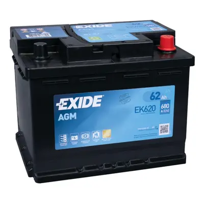 Exide EK620 AGM-Batterie 62Ah 680A ersetzt EK600