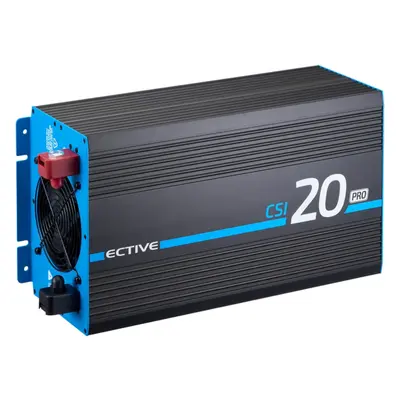 ECTIVE CSI 20 PRO 2000W/12V Sinus-Wechselrichter mit Netzvorrangschaltung und Ladegerät