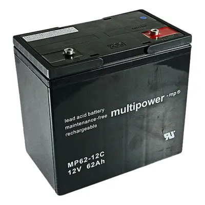 Multipower MP62-12C 12V 62Ah Bleiakku Zyklentyp