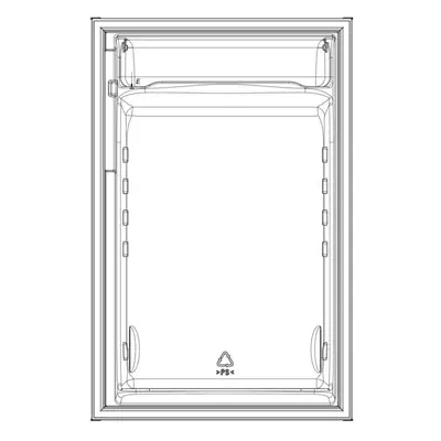 AEG Weiße Kühlschranktür - 538x830mm 8086462010