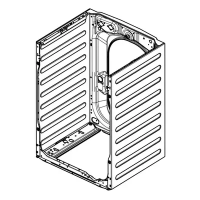 AEG Gehäseaufbau, hinten, Inox, 7959,HEC60 1327743934