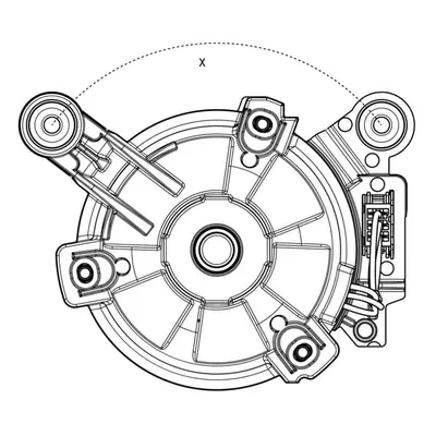 AEG Motor,Induktion,Magnet,195V,1133Hz,Ø21.5,F 140056539053