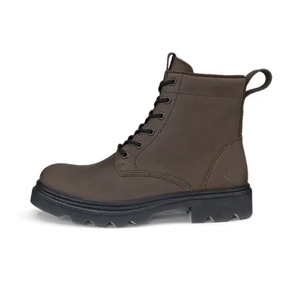 ECCO Grainer W - Damen Wasserdichte Schnürstiefel aus Nubukleder - Braun - Size: 37 (UK 4.5)