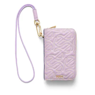 ECCO Wallet - Handy-Umhängetasche aus Leder - Lila - Size: 17X10X3,5 cm (UK 6.69x3.94x1.38 in)