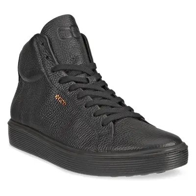 ECCO Soft 60 W - Damen High-Top Sneaker aus Leder - Schwarz - Size: 35 (UK 2.5-3)