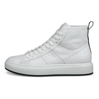 ECCO Street Ace W - Damen High-Top Sneaker aus Leder - Weiß - Size: 35 (UK 2.5-3)