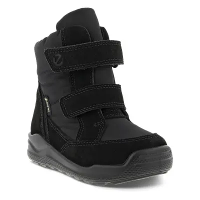 ECCO Urban Mini - Kinder Halbhoher Stiefel aus Veloursleder mit Gore-Tex - Schwarz - Size: 20 (U