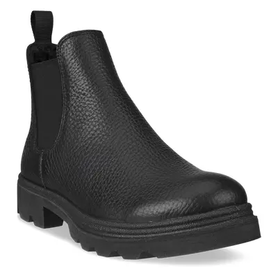 ECCO Grainer W - Damen Chelsea Boot aus Leder - Schwarz - Size: 35 (UK 2.5-3)