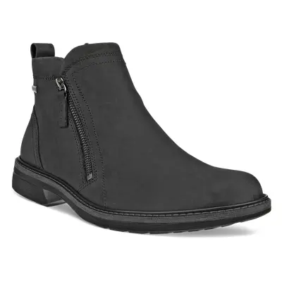 ECCO Turn - Herren Ankle Boot aus Nubukleder mit Gore-Tex - Schwarz - Size: 39 (UK 6)