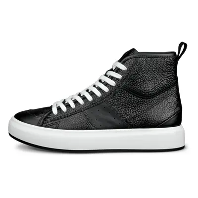 ECCO Street Ace W - Damen High-Top Sneaker aus Leder - Schwarz - Size: 36 (UK 3.5-4)