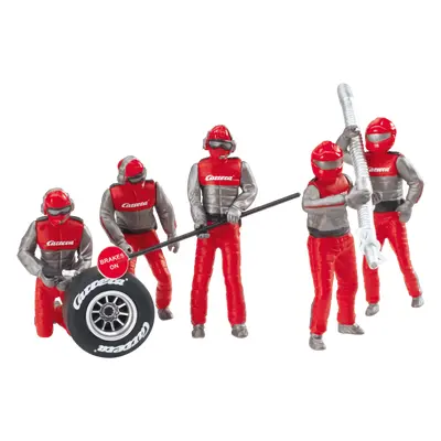 Figurensatz Mechaniker Carrera Crew rot