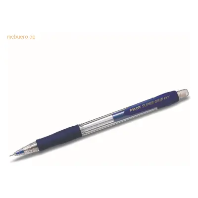 12 x Pilot Feinminenstift Super Grip 0,7mm H-187-SL blau